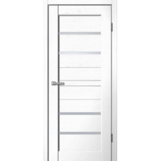 Дверь межкомнатная Сибирь Профиль Статус ST02 Софт белый, стекло матовое